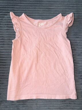 3T GAP Light Pink Ruffle Sleeve Tank Top for Kids